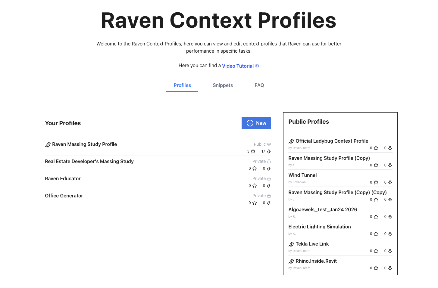 Context Profiles Editor Overview